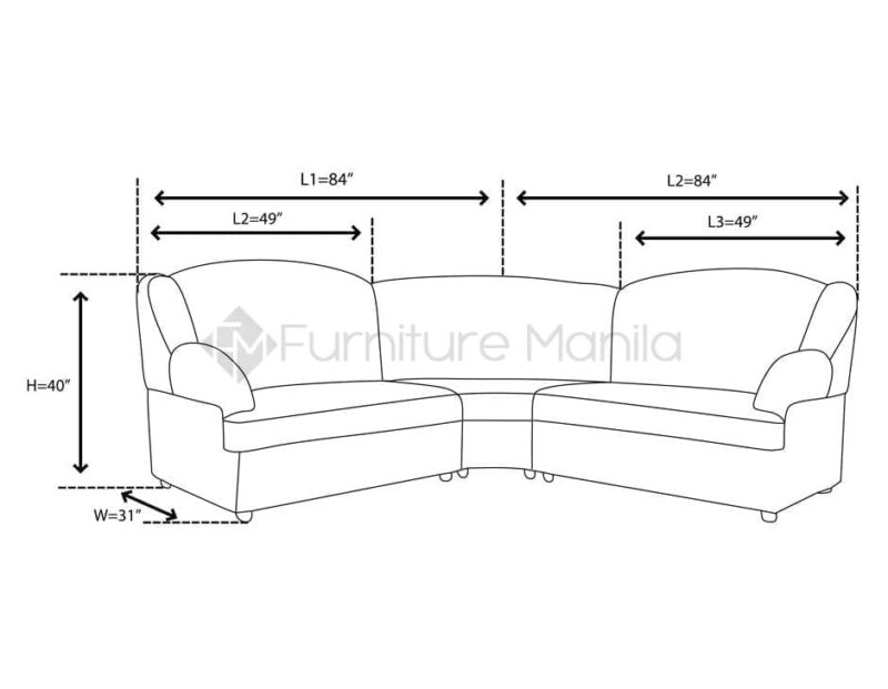 Alternative view of Francine Corner Sofa