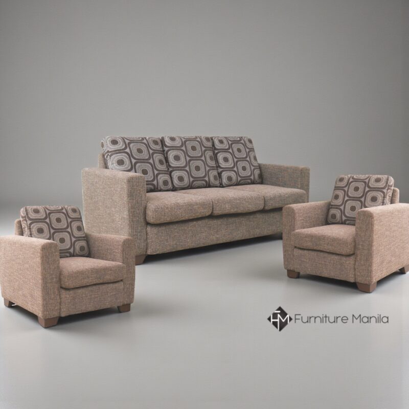 Lorenzo 3-1-1 Fabric Sofa Set