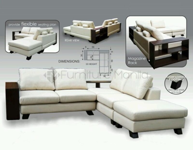 MHL0019 Senegal L-Shaped Sofa