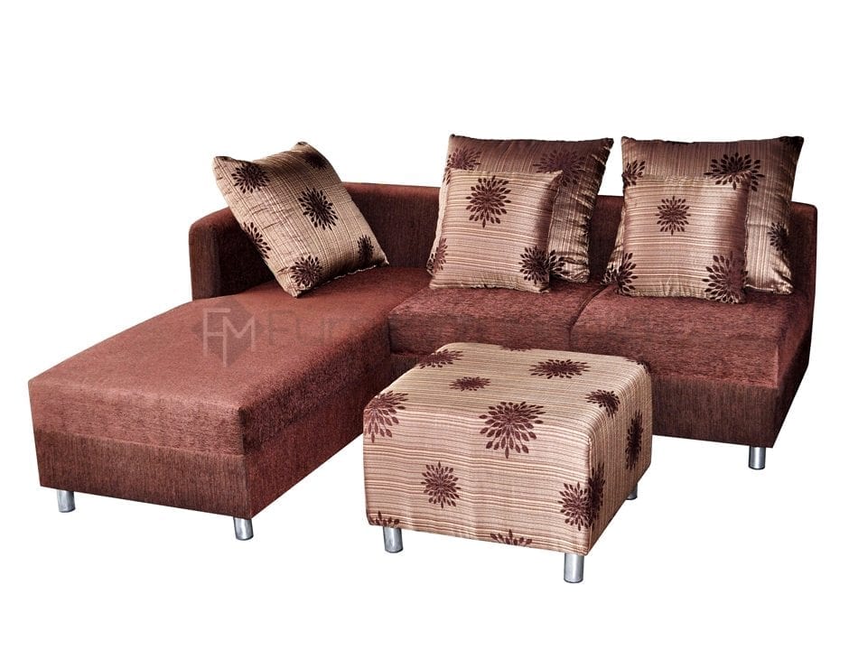 Federicci LShaped Sofa with Stool Home & Office Furniture Philippines
