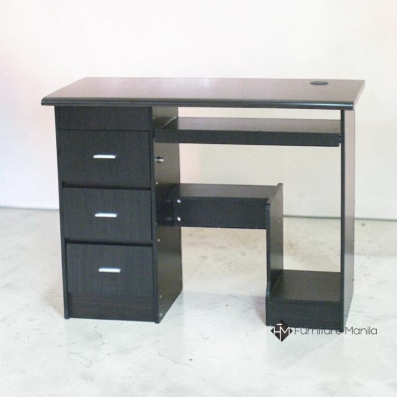 Hartwell Compact Office Desk with Storage Drawers