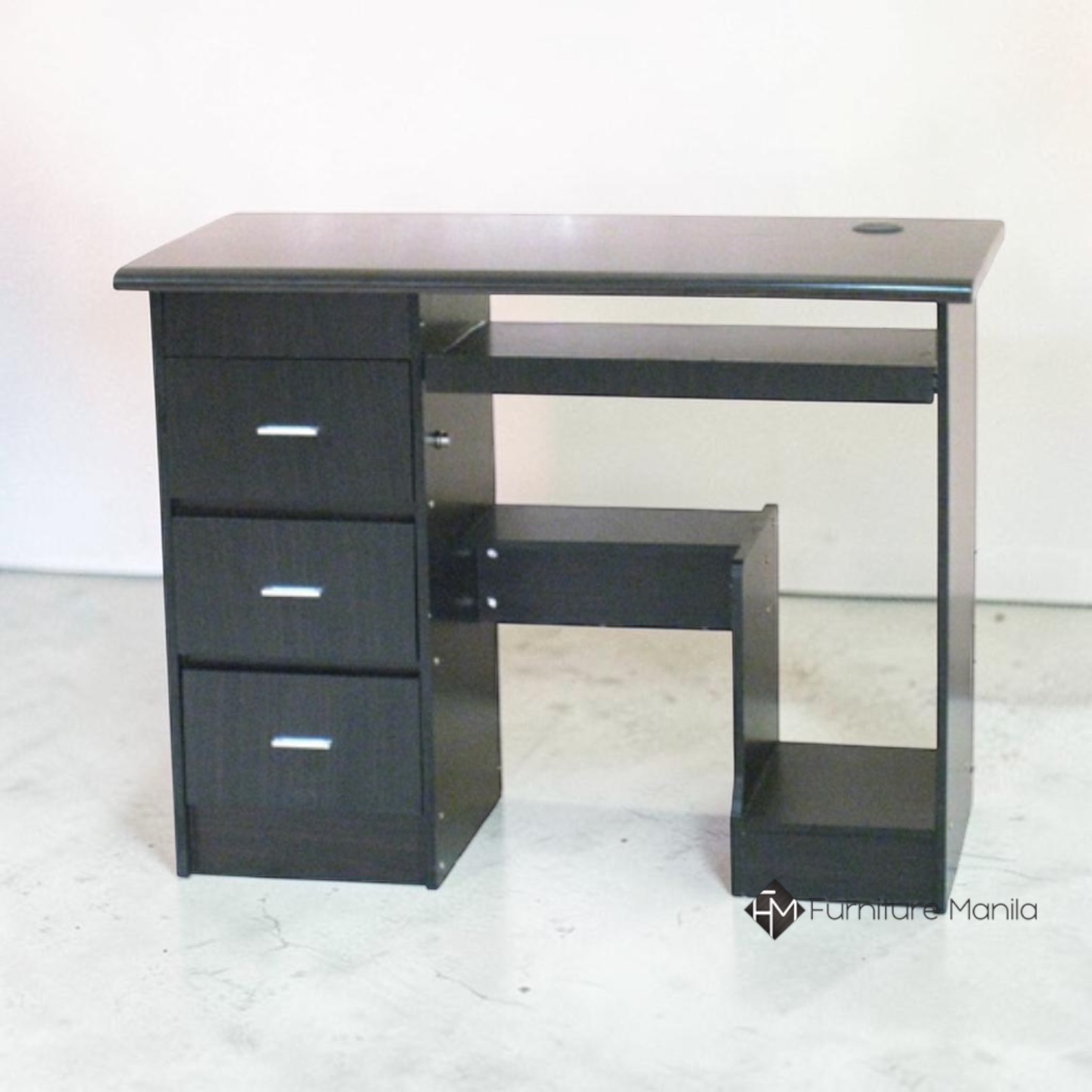 Hartwell Compact Office Desk with Storage Drawers