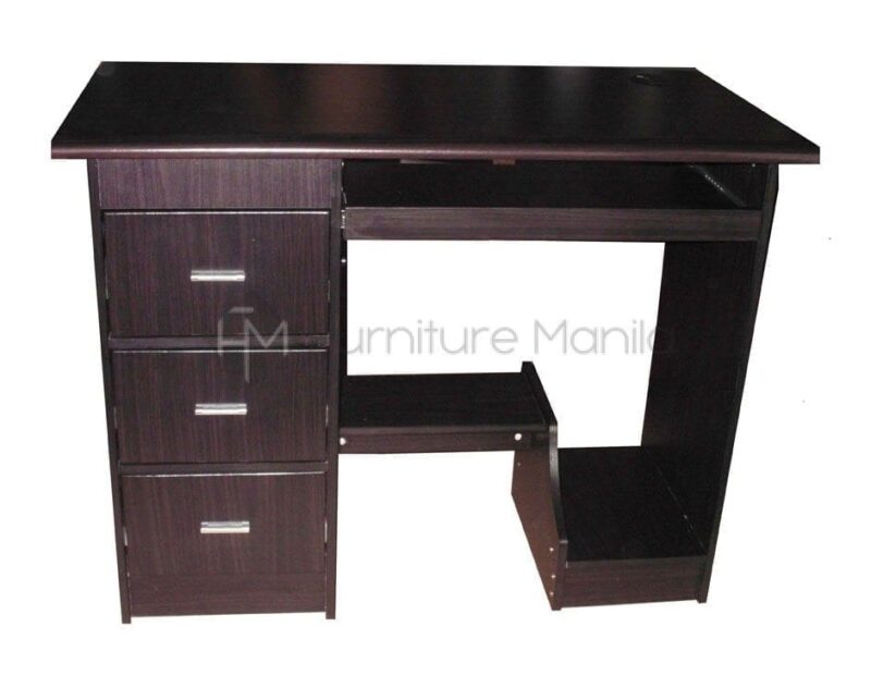 Alternative view of Hartwell Compact Office Desk with Storage Drawers