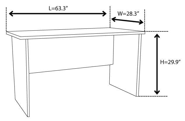 AS 1270/1470/1670 Writing Table - Image 4