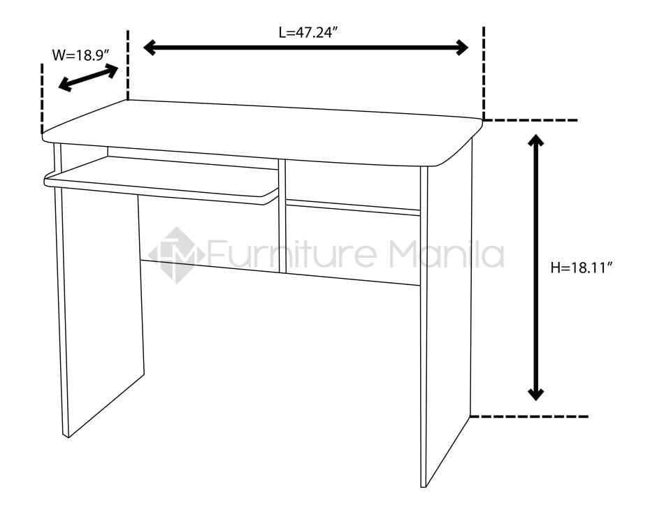 K107 Computer Table - Image 2