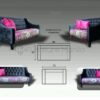 Jewel Sofa Set