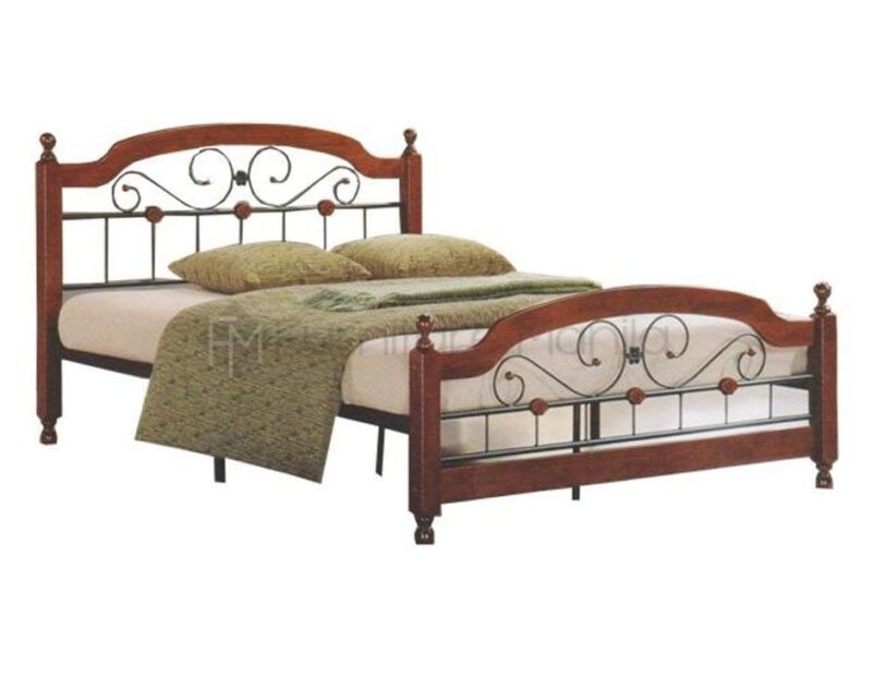 819 Wooden Post Bed Frame – Double