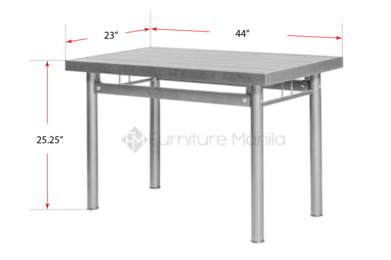 Alternative view of KD7113 Metal Table