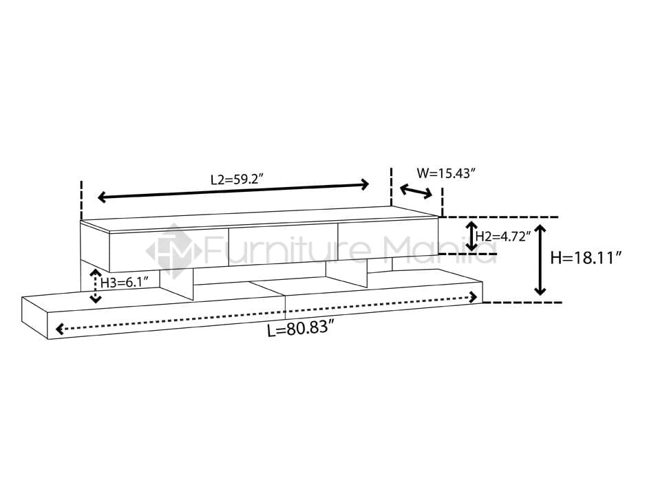 TV101 TV Stand - Image 2