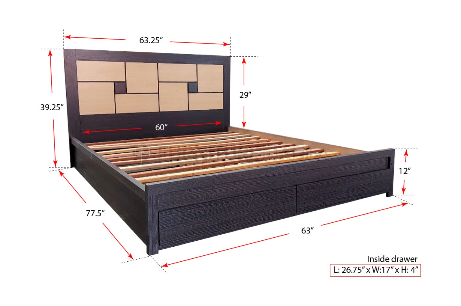 8020 Bed Frame with Storage Furniture Manila