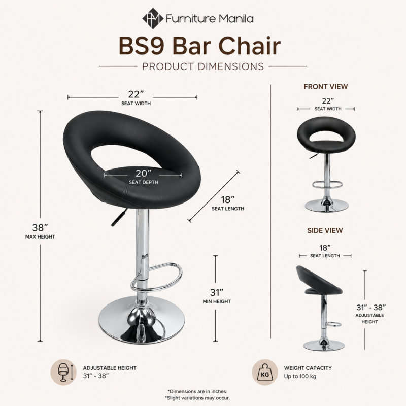 Alternative view of BS9 Bar Chair