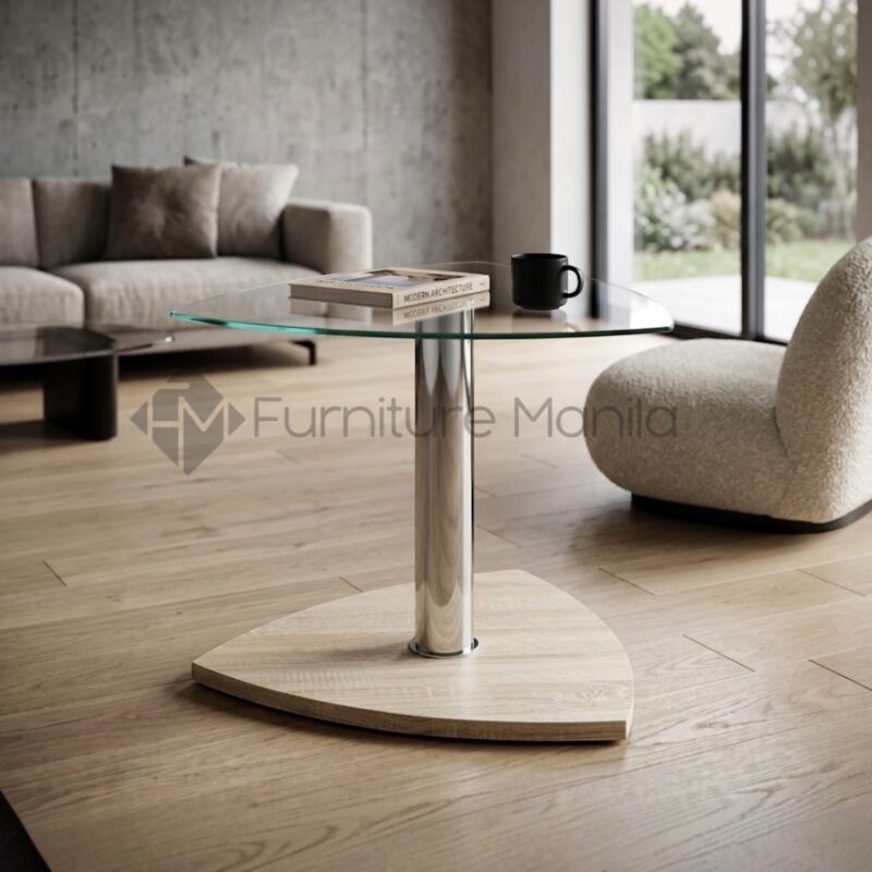 Fellmont Glass End Table
