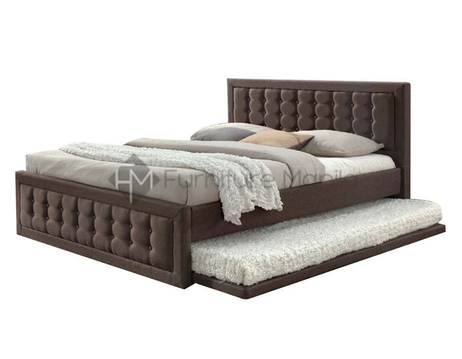 7809 Bed With Pull Out Furniture Manila, Queen Size Bed With Pull Out Bed