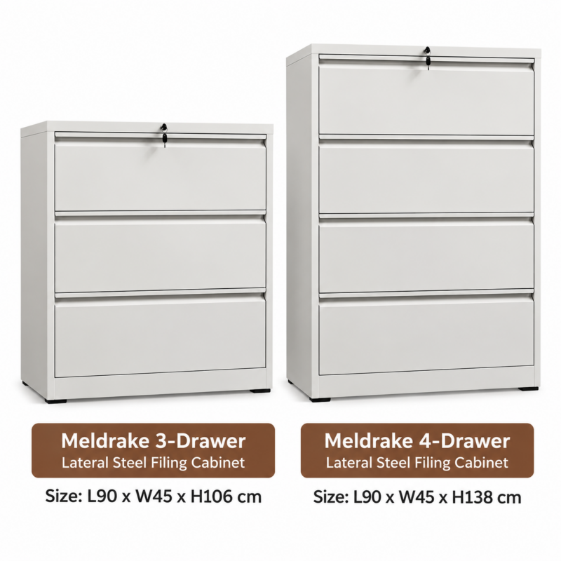 Meldrake Lateral Steel Filing Cabinet