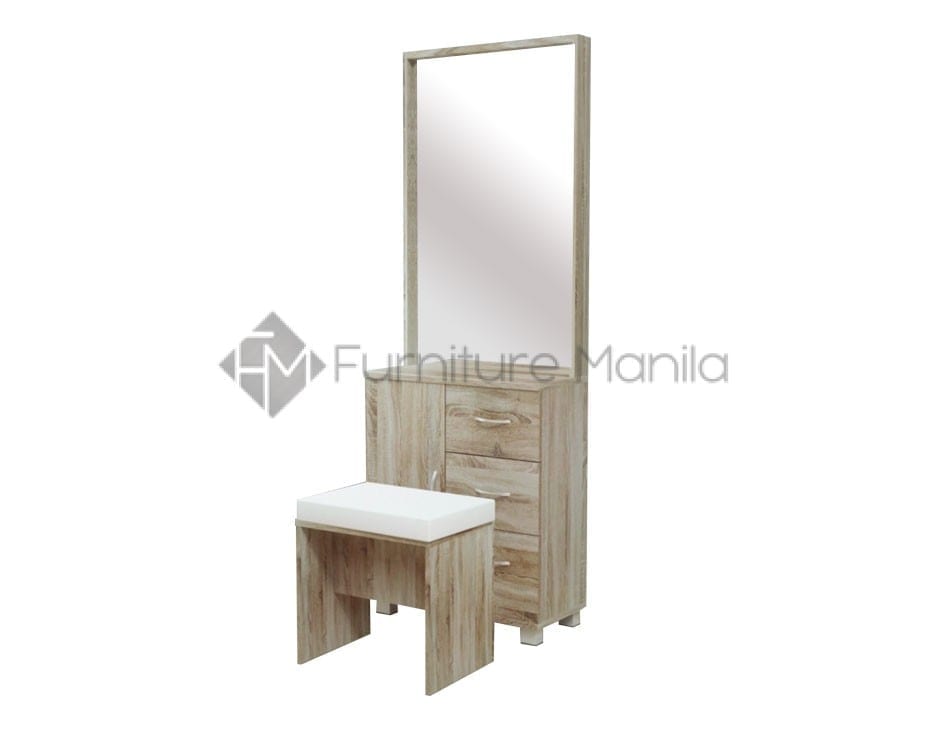 Bd33 Dresser With Stool Furniture Manila, Compressed Wood Dresser