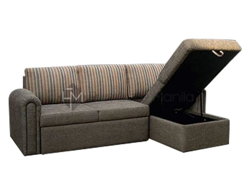 Alternative view of Madison Pull-Out Storage L-Shaped Sofa Bed