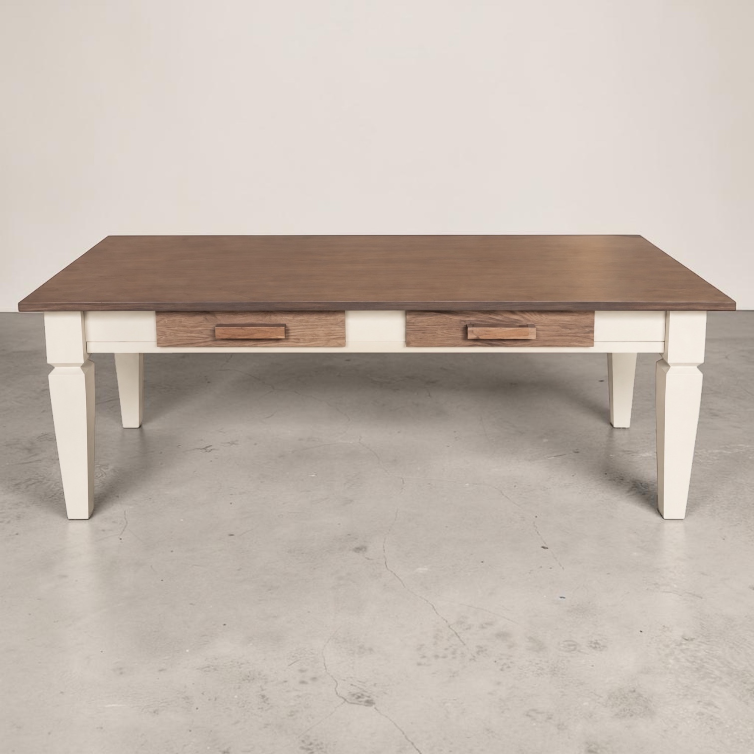 Dunleigh Two-Tone Coffee Table with 2 Drawers - Image 2