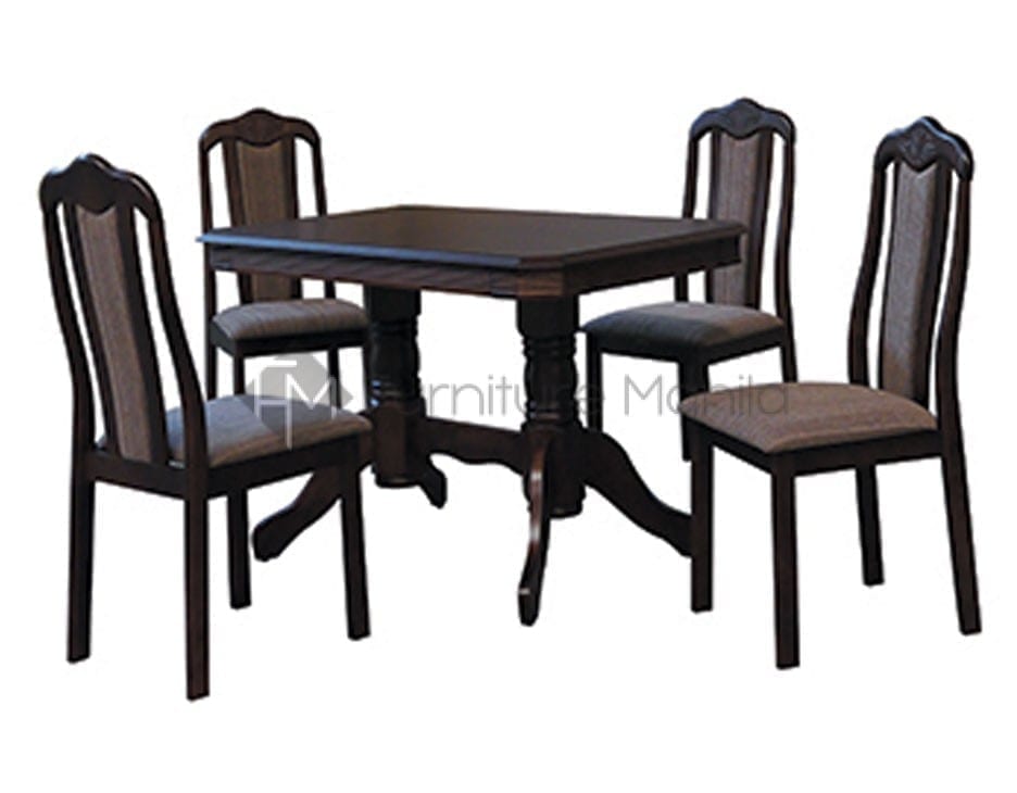 Cassie Dining Set Furniture Manila, Oak Dining Room Chairs With Padded Seats In Philippines