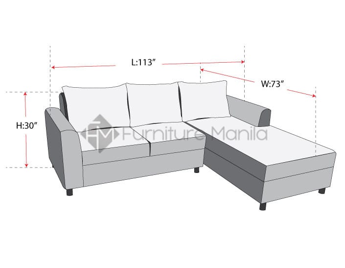 Lumica L Shaped Sofa Furniture Manila