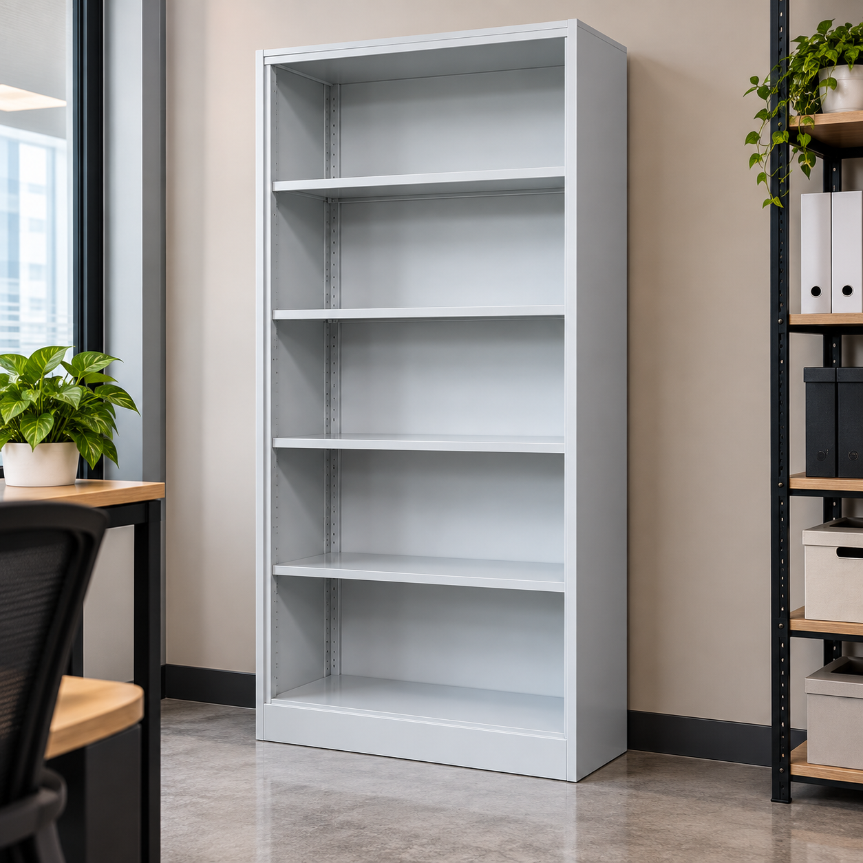 Atlas Steel Open Shelf Cabinet