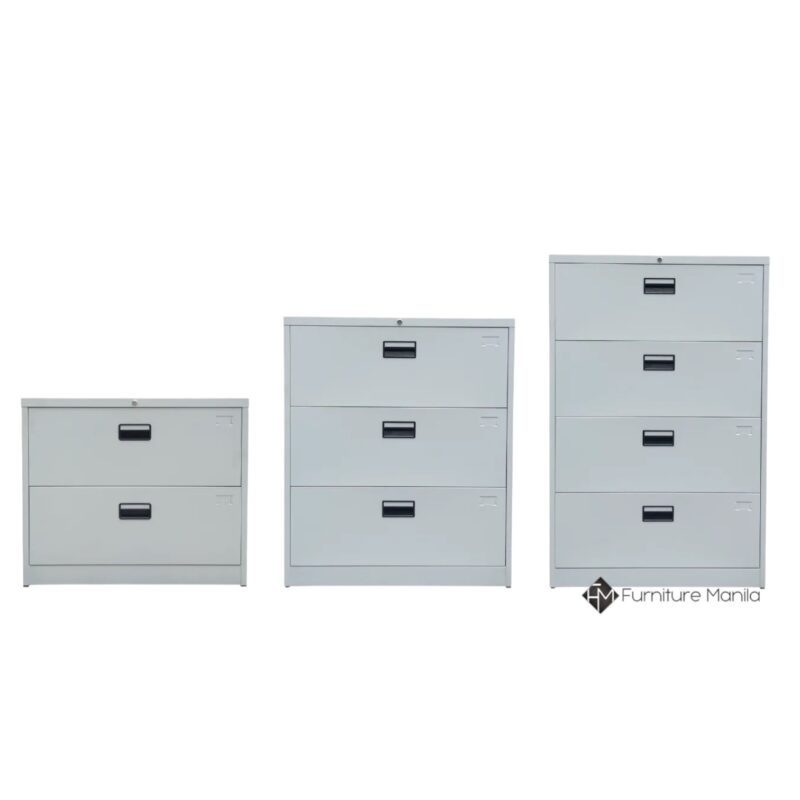 Alternative view of Fortis Vertical Filing Cabinet - 3 Layers
