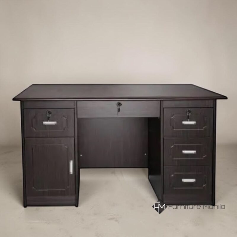 Alternative view of Millbrook Office Desk with Dual Storage Pedestals
