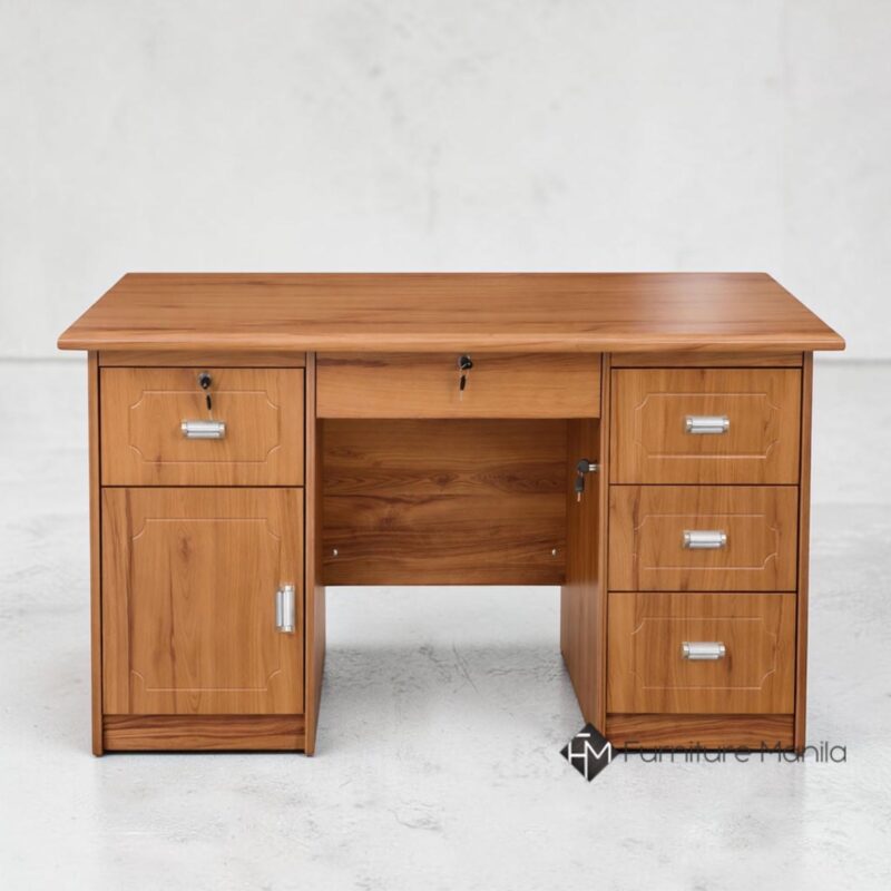 Millbrook Office Desk with Dual Storage Pedestals