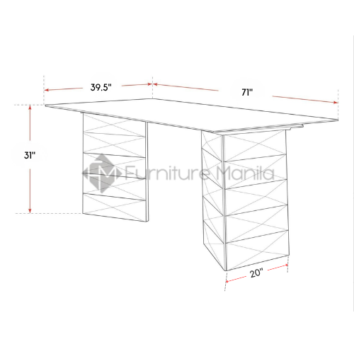 T006 Dining Table Dimensions