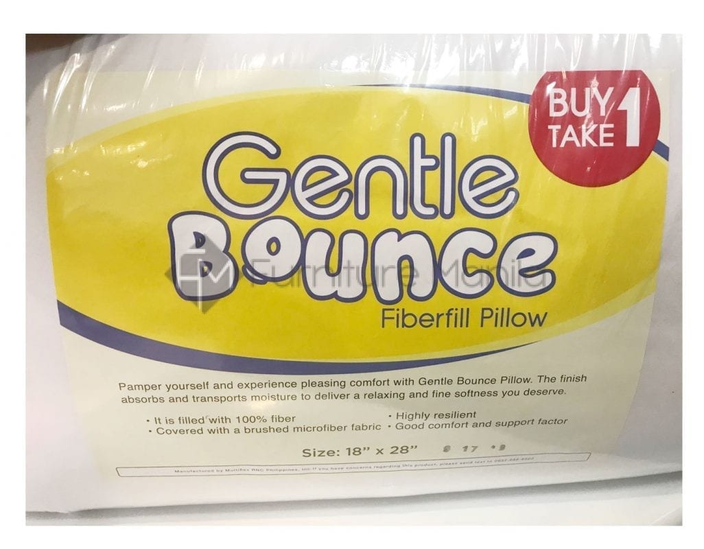 Uratex Gentle Bounce B1T1 Fiberfill Pillow Furniture Manila