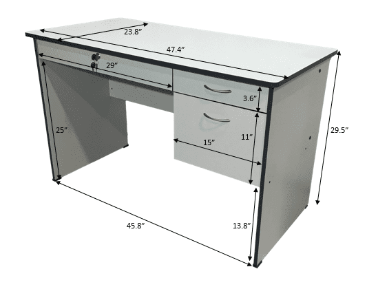 Alternative view of V12 Office Table