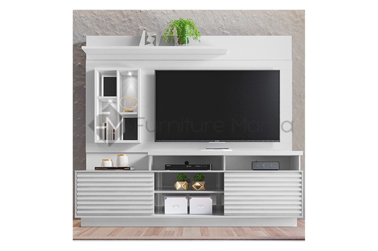 El Dorado White Home Entertainment Unit Furniture Manila