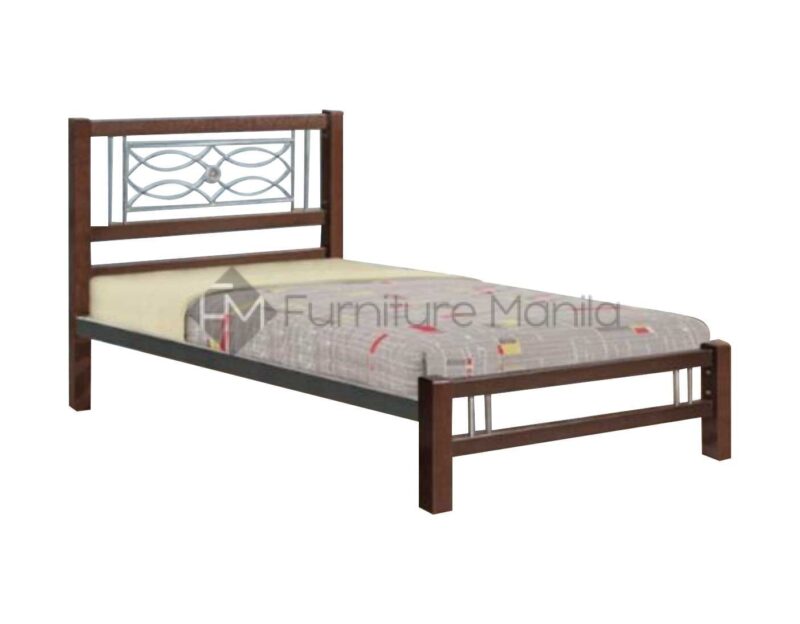 KD2514 Camry Wooden Steel Bedframe - Twin