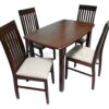 Brixton 4-Seater Dining Set - Cushioned Chairs