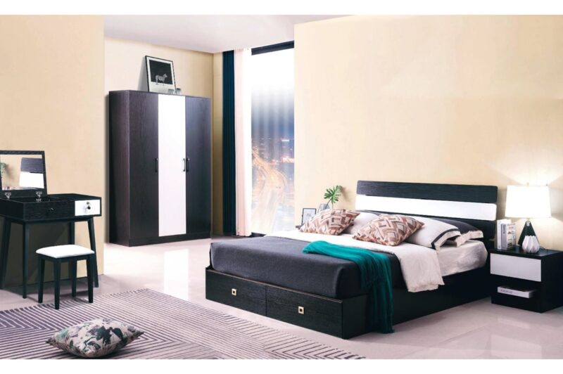 Alternative view of T98 Night Table - Wenge