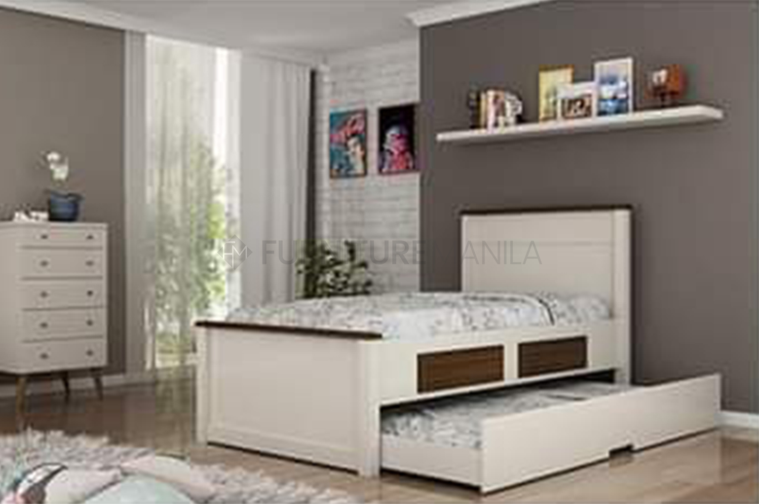 Houston Bed Frame with Pull-out | Furniture Manila