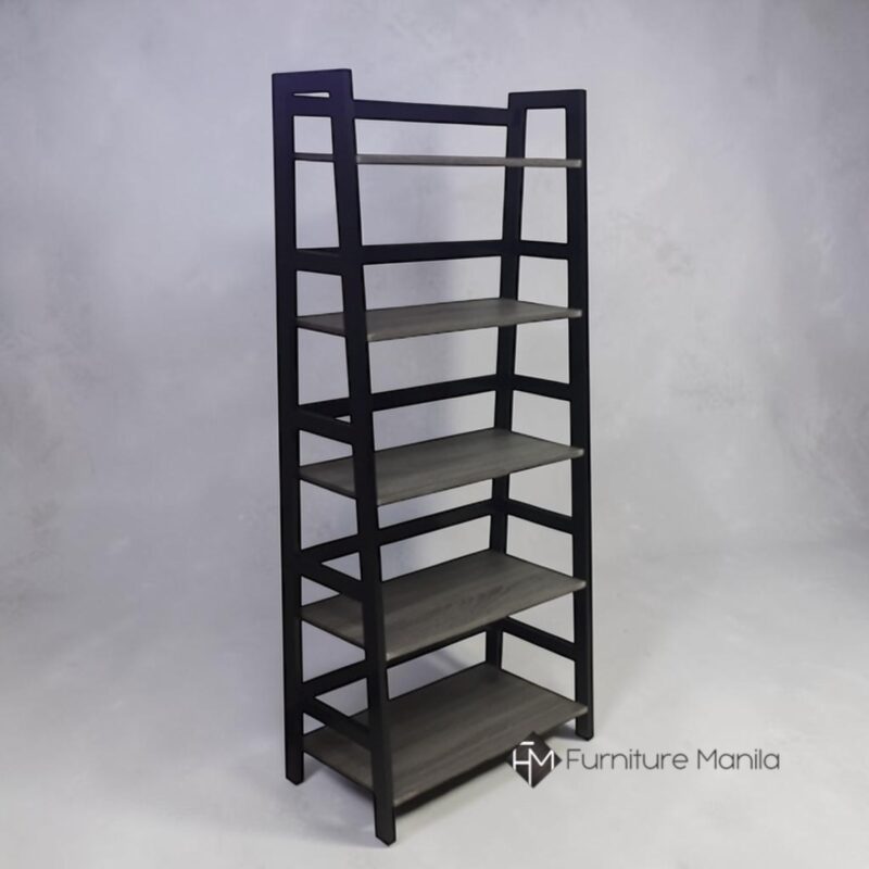StackTower Industrial 5-Tier Open Shelf Bookcase