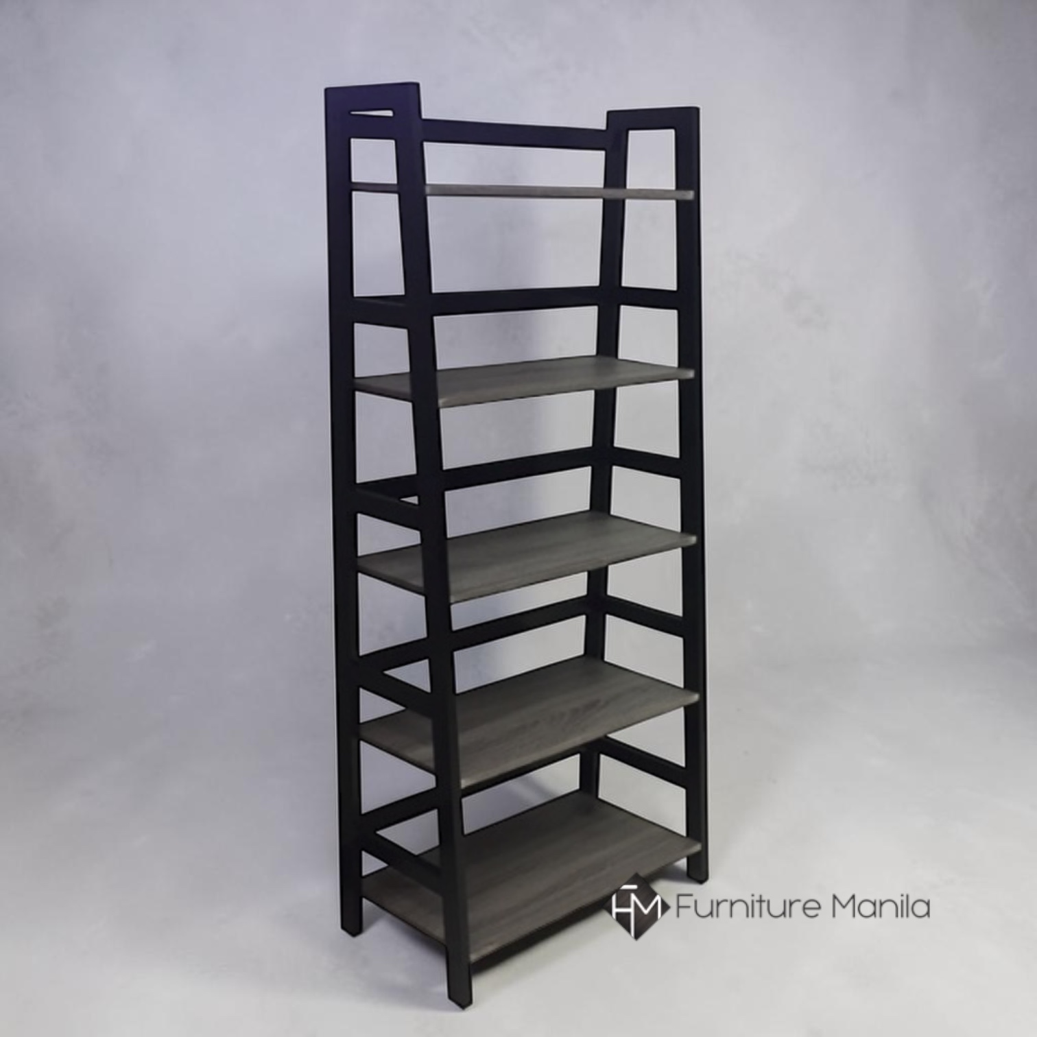 StackTower Industrial 5-Tier Open Shelf Bookcase