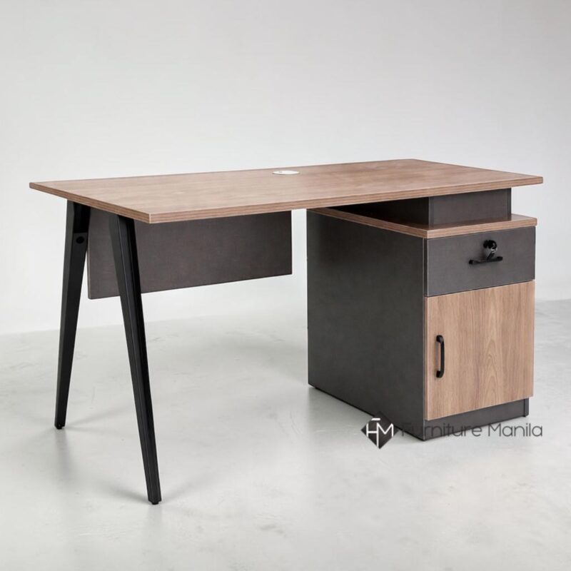 Ashbourne Office Desk with Side Cabinet