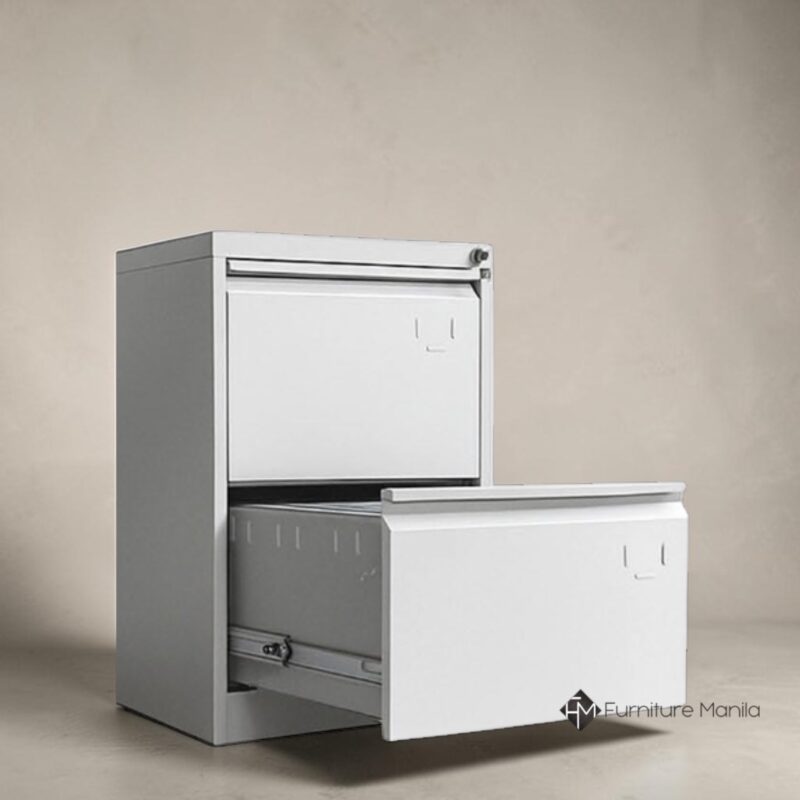 FileGuard Vertical Steel Filing Cabinet – 2 Drawer