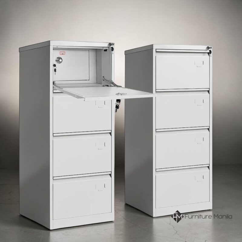 FileGuard Vertical Steel Filing Cabinet – 4 Drawer