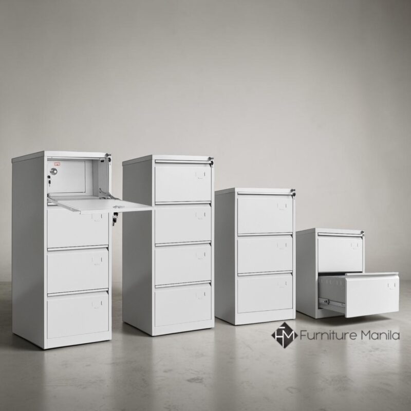 Alternative view of FileGuard Vertical Steel Filing Cabinet – 4 Drawer