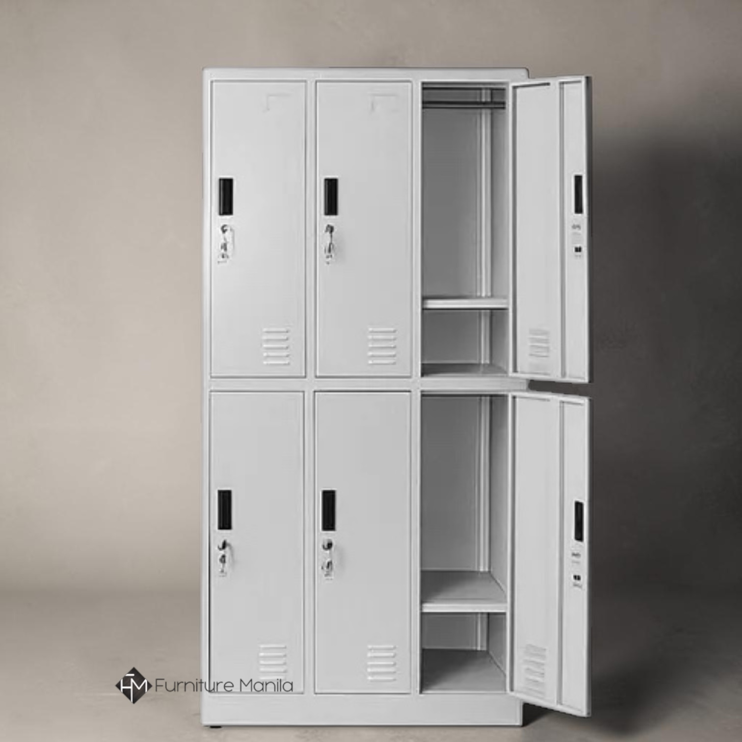 Sentinel Six Door Steel Locker Cabinet - 6 Door - Image 2