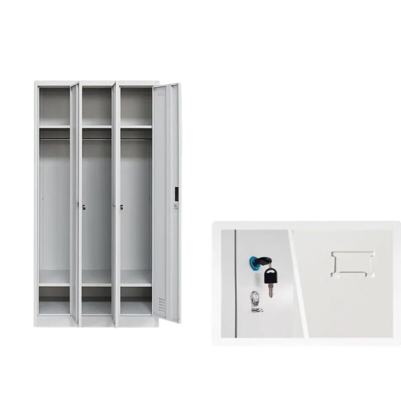 Alternative view of Sentinel Triple Door Steel Locker Cabinet - 3 Door