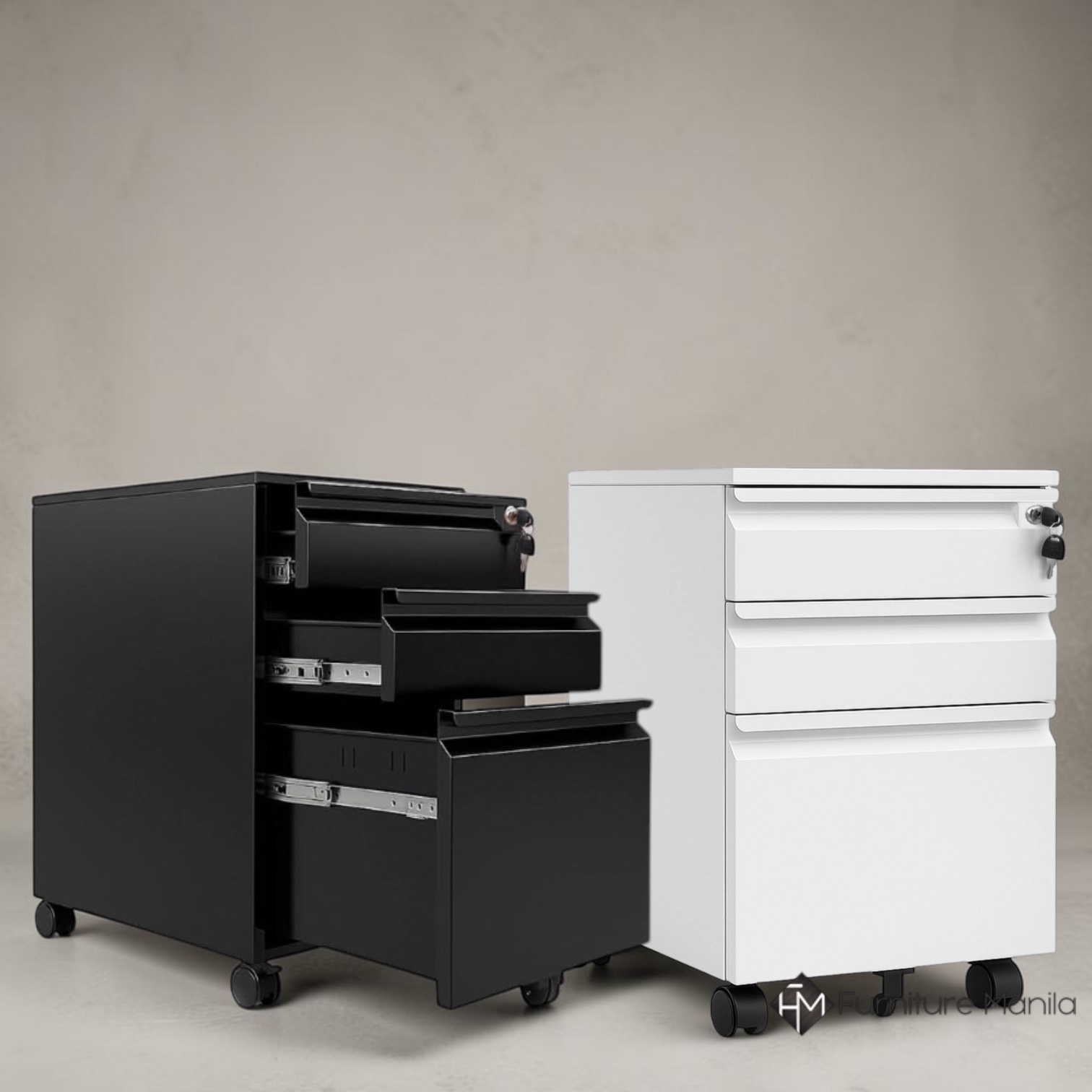 VaultRoll Mobile Steel Filing Pedestal