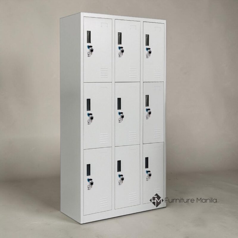 Sentinel Nine Door Steel Locker Cabinet - 9 Door