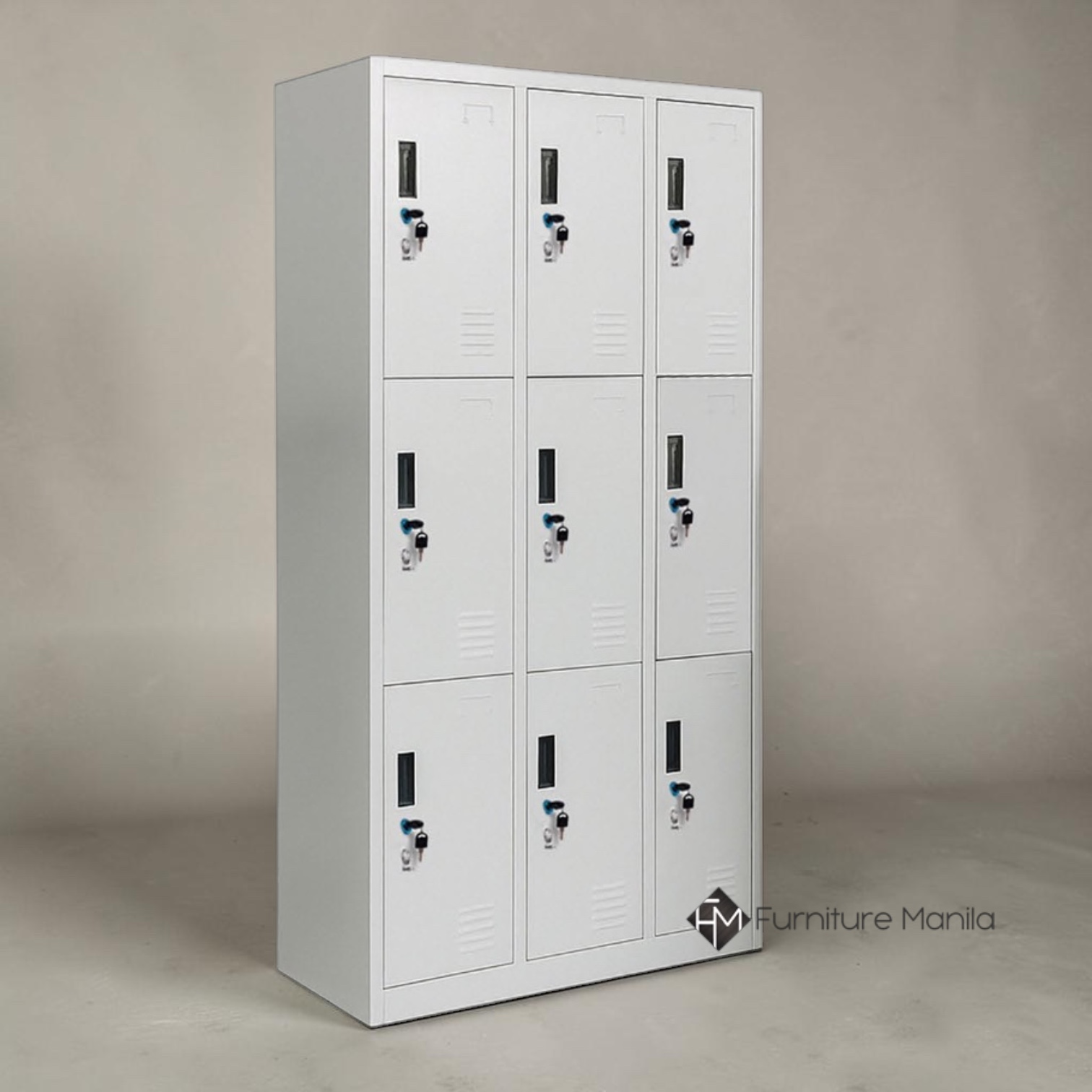 Sentinel Nine Door Steel Locker Cabinet - 9 Door