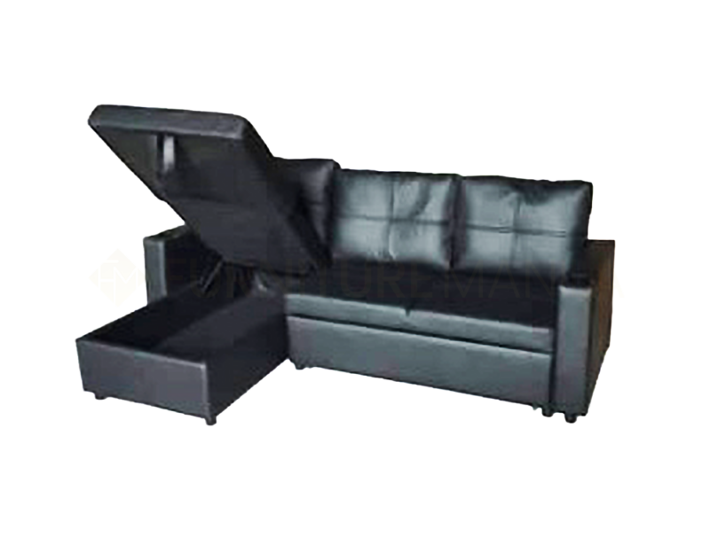 Alternative view of Harrison Convertible Storage Sectional Sofa Bed