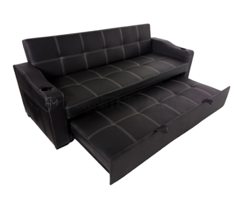 Preston Pull-Out Sofa Bed with Cup Holders