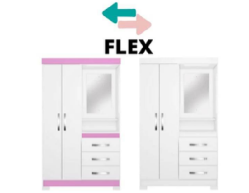 Alternative view of 170W Wardrobe with Dressing Table