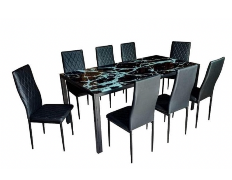 A5108S Glass Top Dining Set Furniture Manila